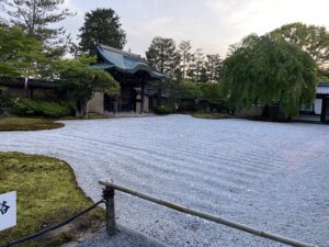 高台寺の夜間拝観 波心庭のプロジェクションマッピング
