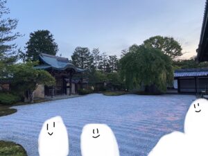 高台寺の夜間拝観 波心庭のプロジェクションマッピング