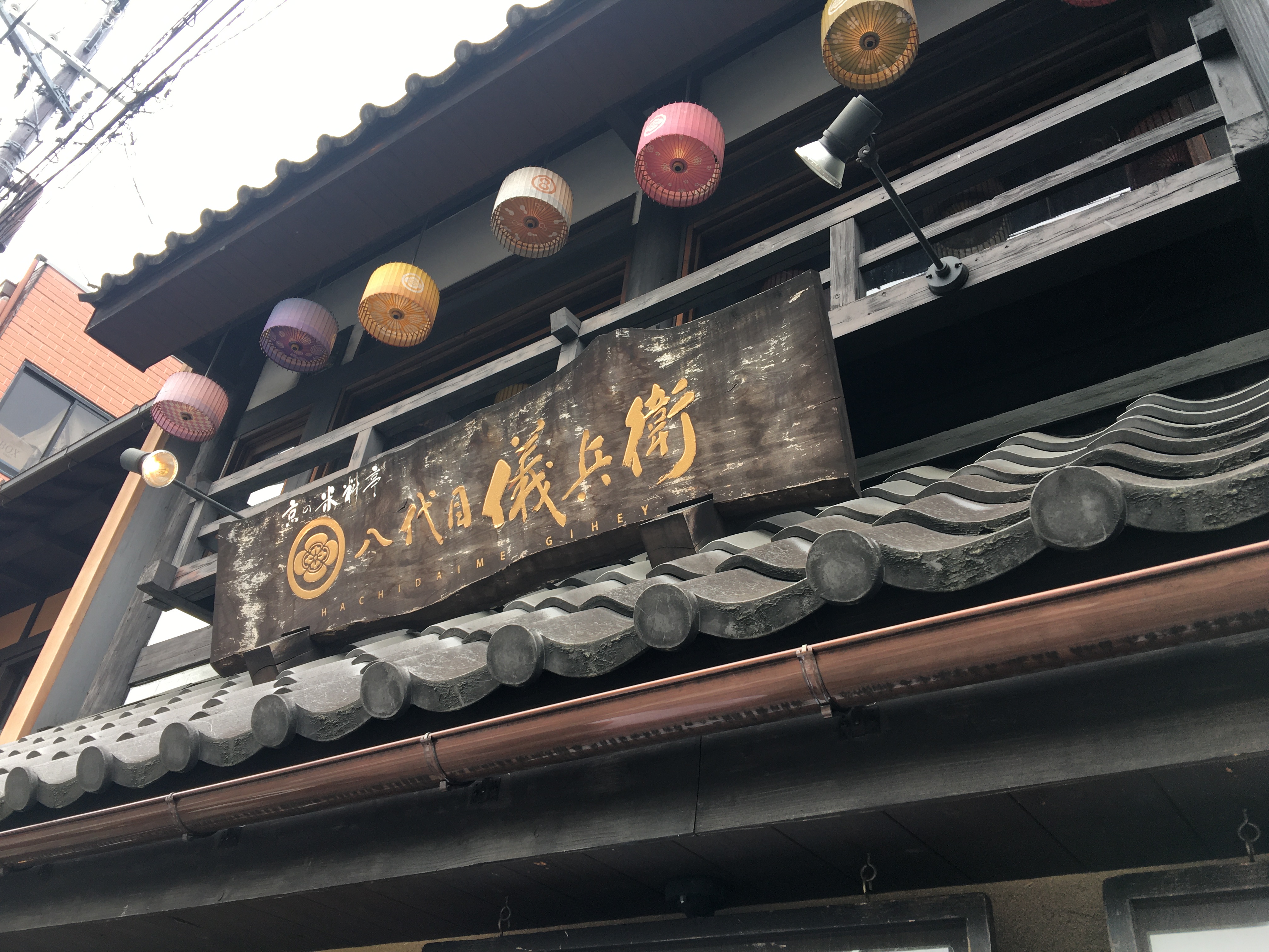 京都米料亭八代目儀兵衛